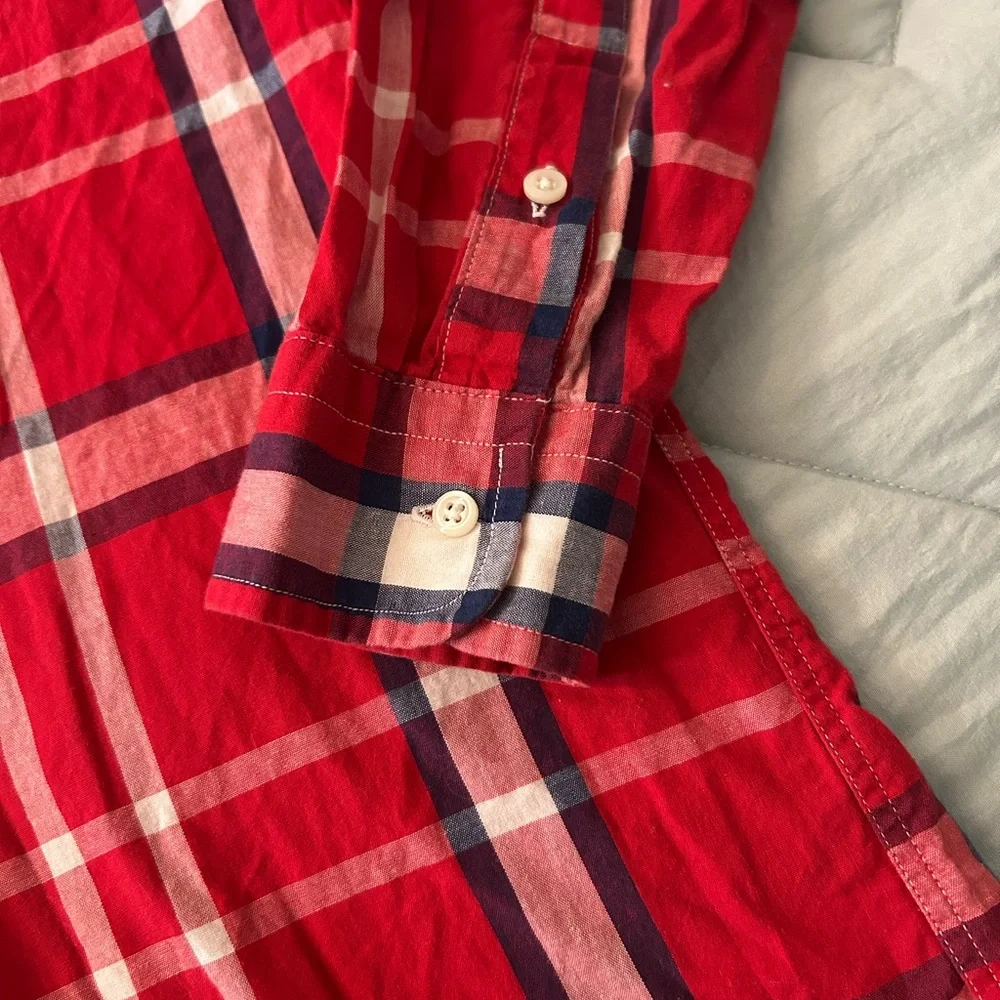 Ralph Lauren Red and Blue Plaid Shirt